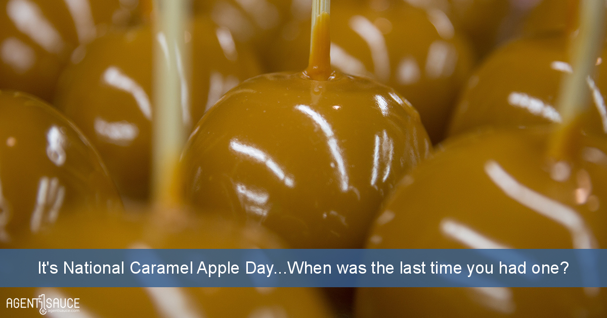 It's National Caramel Apple Day