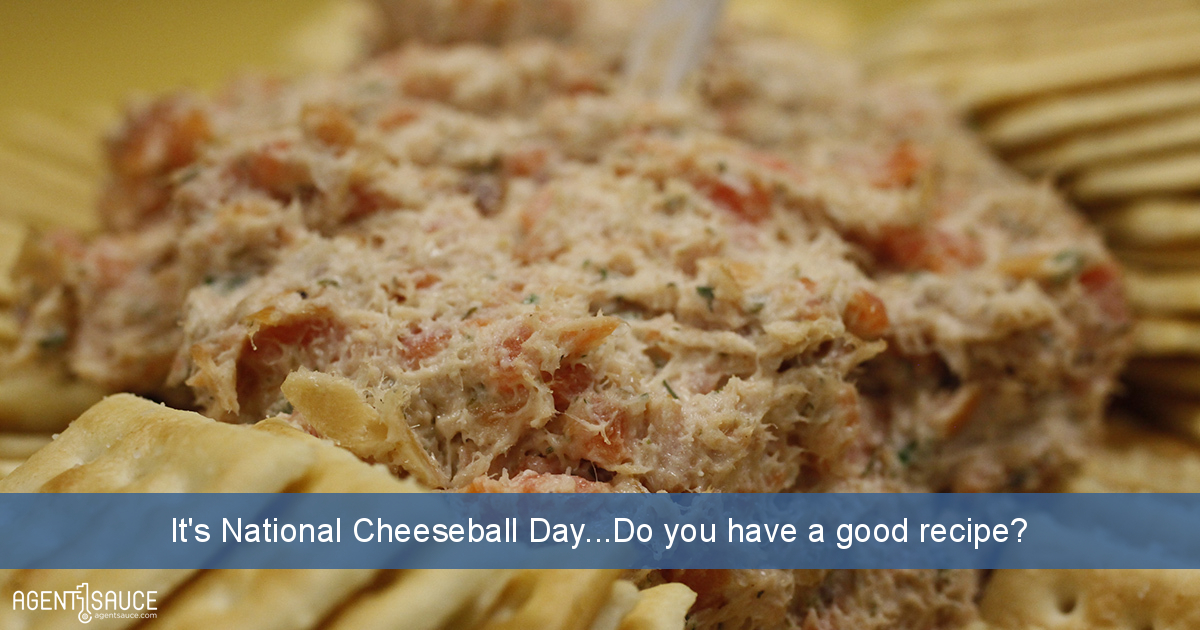 It's National Cheeseball Day