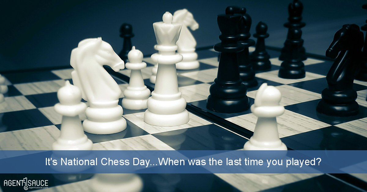 It's National Chess Day...When was the last time you played?