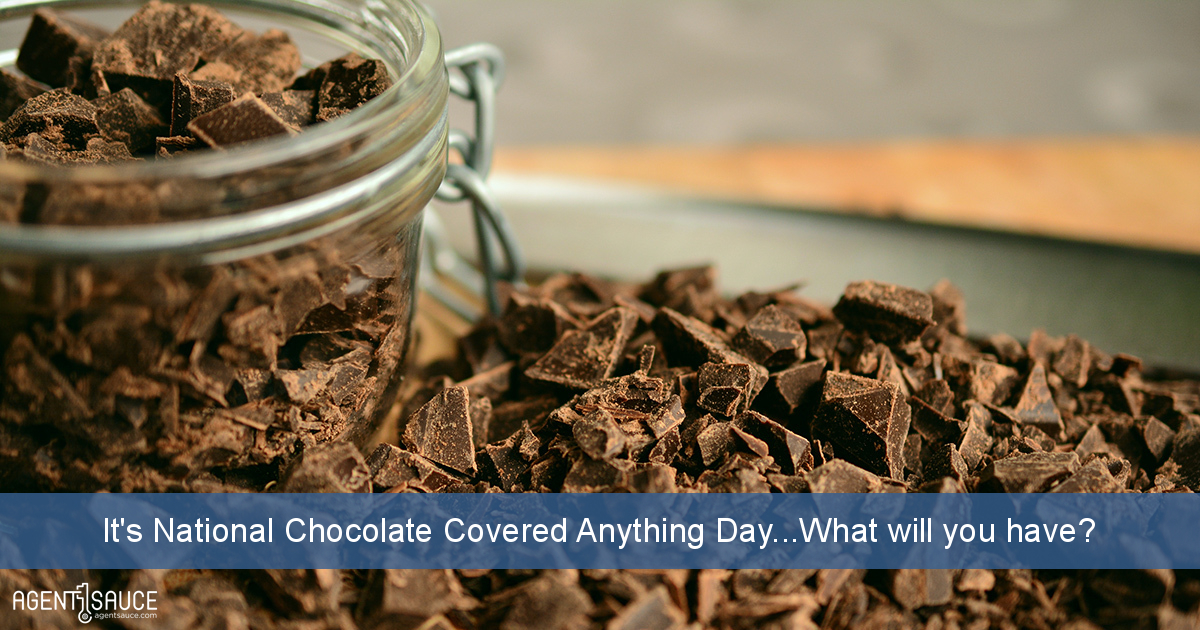 It's National Chocolate Covered Anything Day