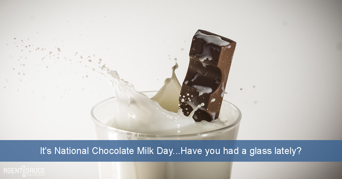 It's National Chocolate Milk Day