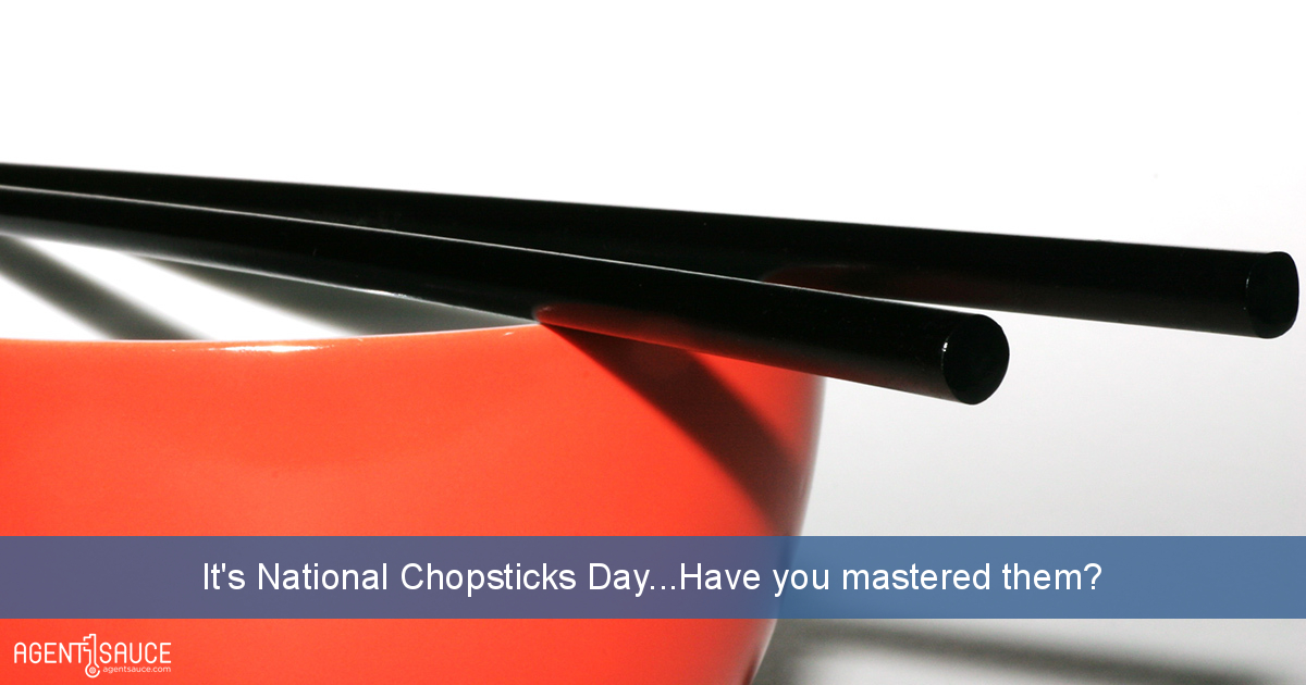 It's National Chopsticks Day