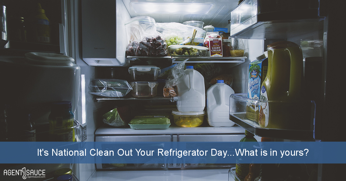 It's National Clean Out Your Refrigerator Day...What is in yours?