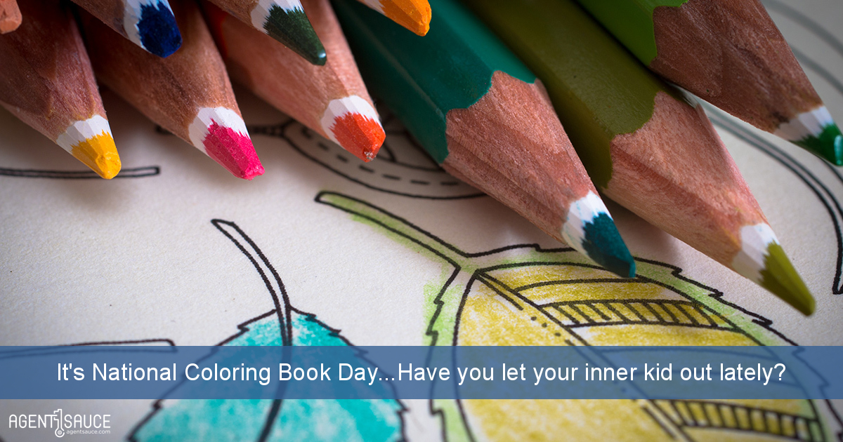 It's National Coloring Book Day...Have you let your inner kid out lately?