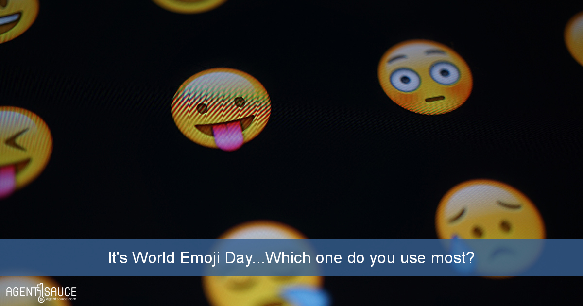 It's World Emoji Day...Which one do you use most?