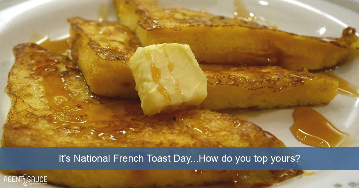 It's National French Toast Day