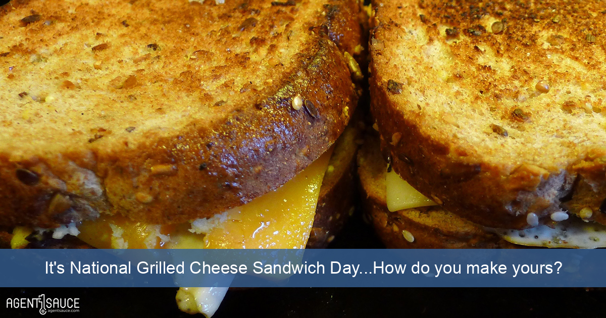 It's National Grilled Cheese Sandwich Day