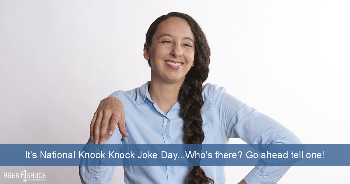 It's National Knock Knock Joke Day