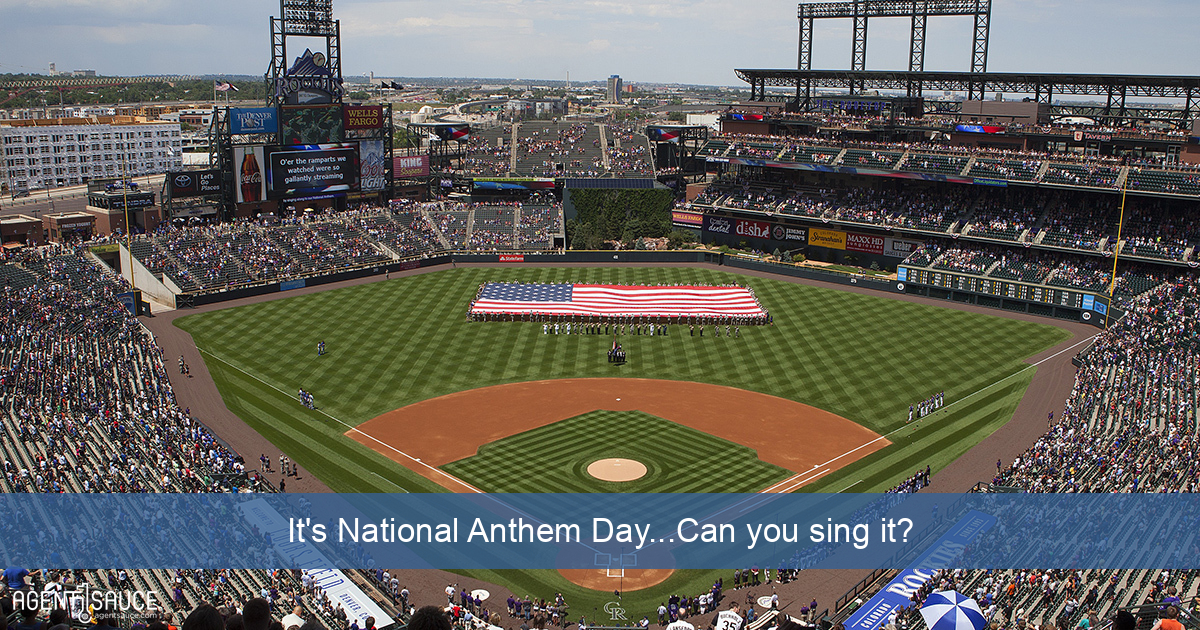 It's National Anthem Day...Can you sing it?