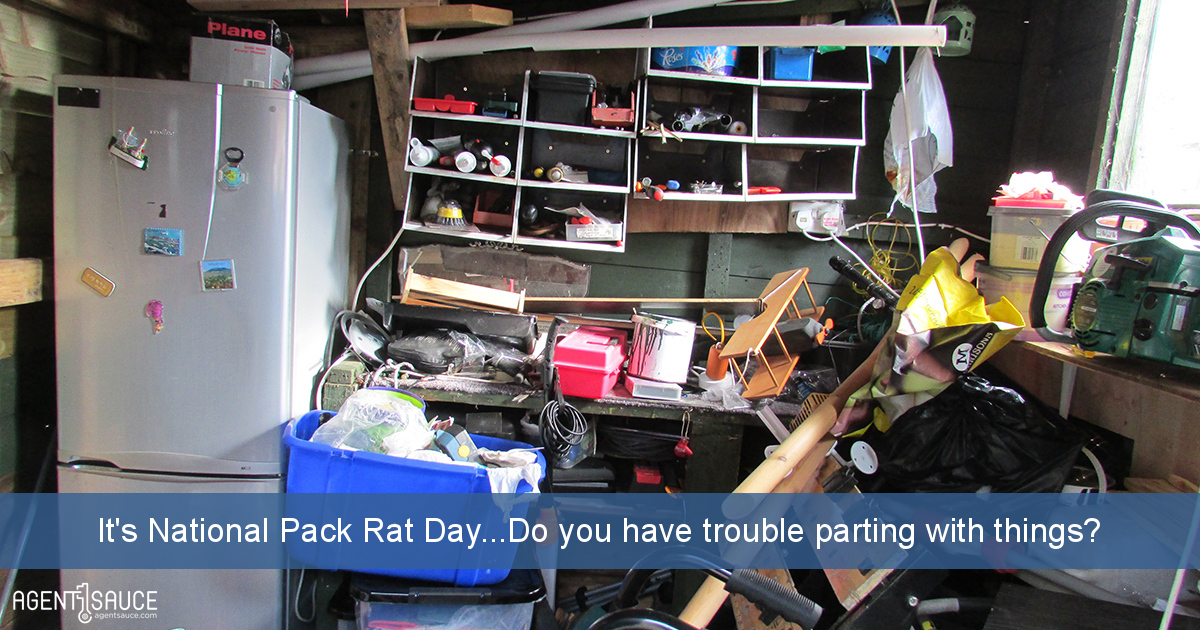 It's National Pack Rat Day...Do you have trouble parting with things?