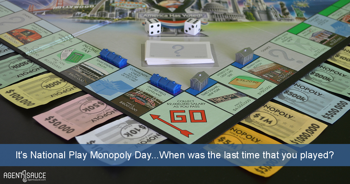 It's National Play Monopoly Day