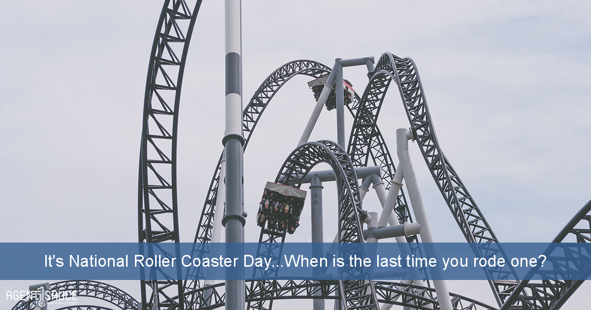 It's National Roller Coaster Day...When is the last time you rode one?