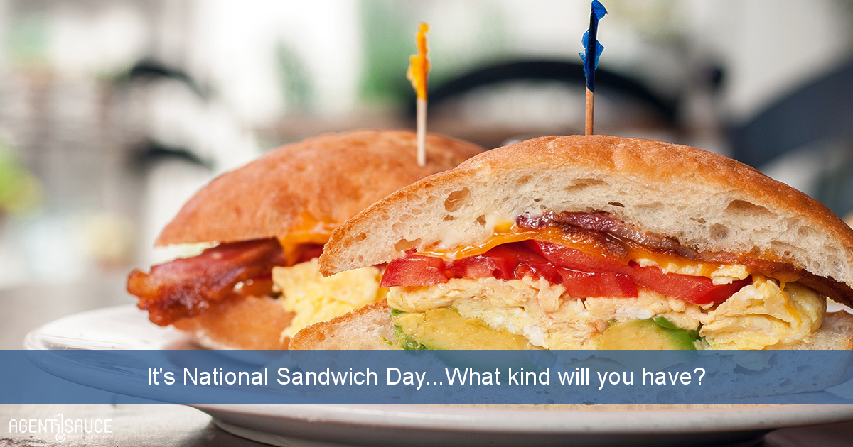 It's National Sandwich Day