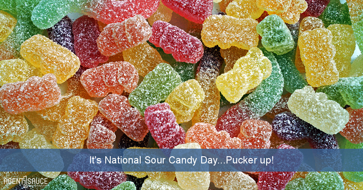 It's National Sour Candy Day...Pucker up!