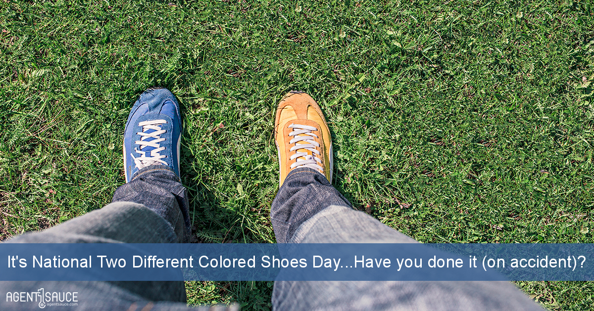 It's National Two Different Colored Shoes Day...Have you done it (on accident)?