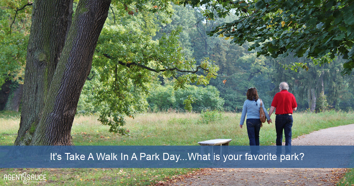 It's Take A Walk In A Park Day...What is your favorite park?