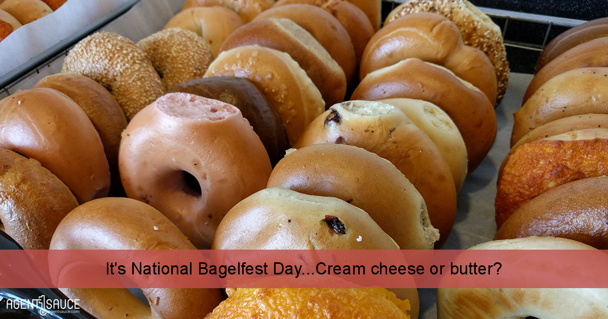 It's National Bagelfest Day