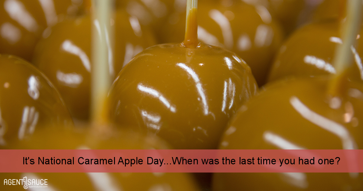 It's National Caramel Apple Day