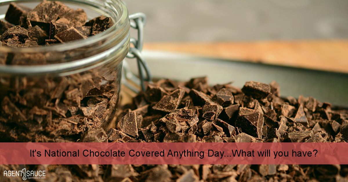 It's National Chocolate Covered Anything Day