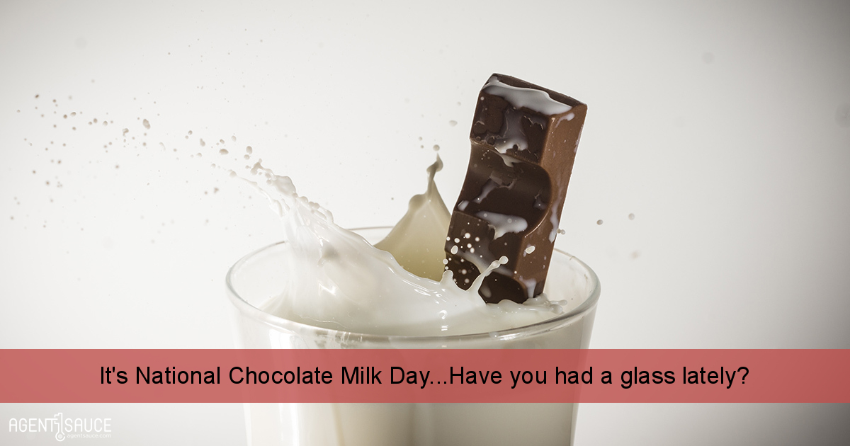 It's National Chocolate Milk Day