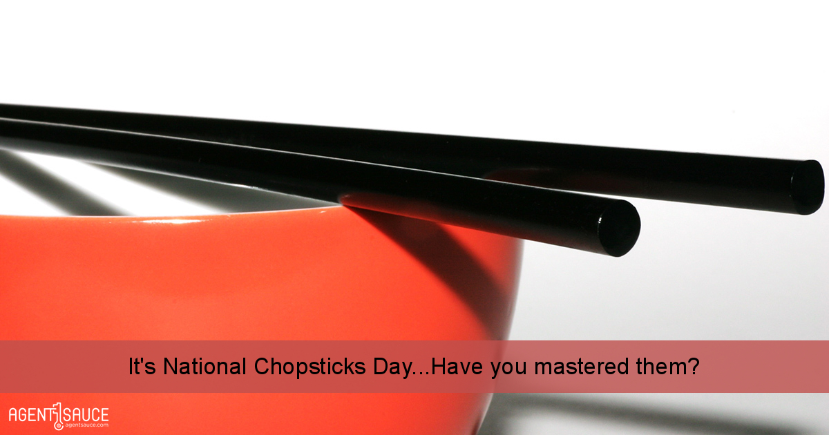 It's National Chopsticks Day