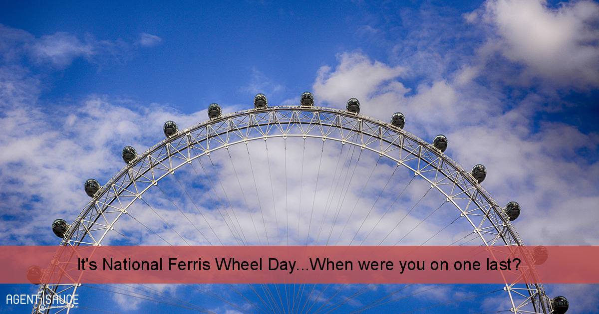 It's National Ferris Wheel Day