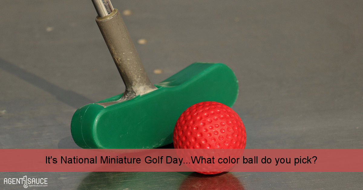 It's National Miniature Golf Day
