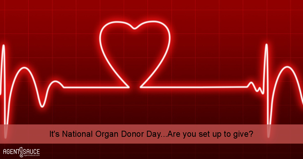 It's National Organ Donor Day