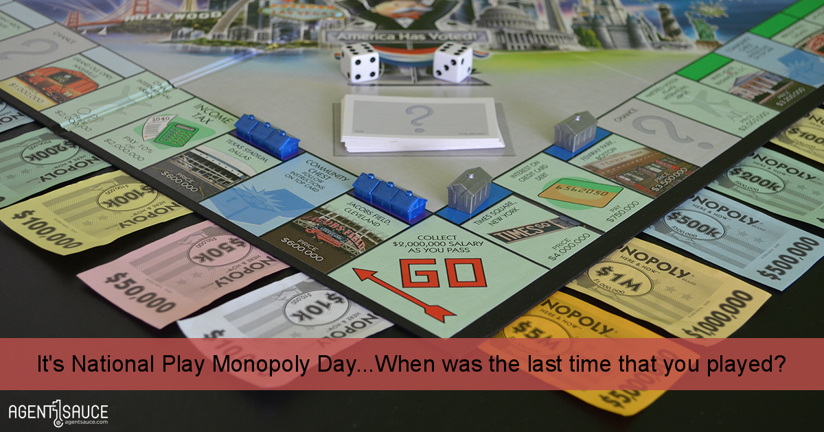 It's National Play Monopoly Day