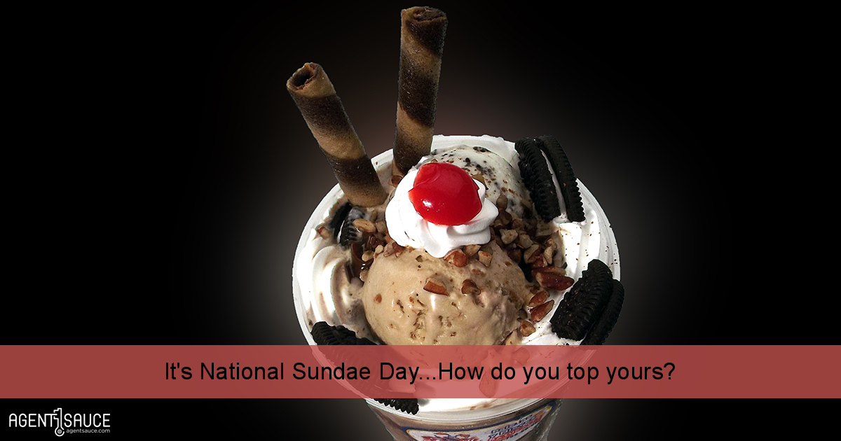 It's National Sundae Day