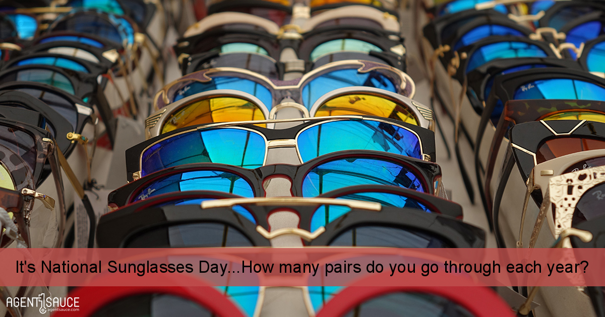 It's National Sunglasses Day