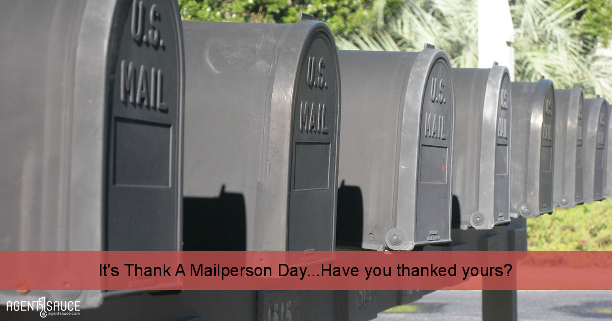 It's Thank A Mailperson Day