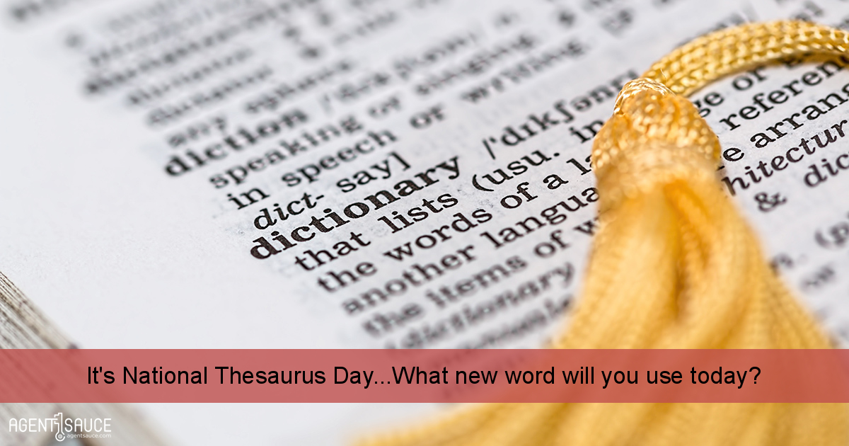 It's National Thesaurus Day