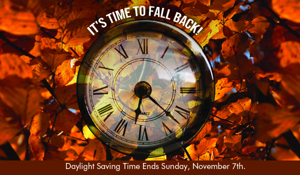 Time to Fall Back!