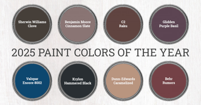 Check out the 2025 Paint Colors of the Year!