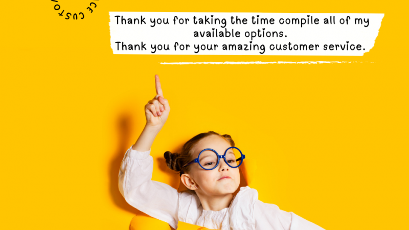 What service looks like today!